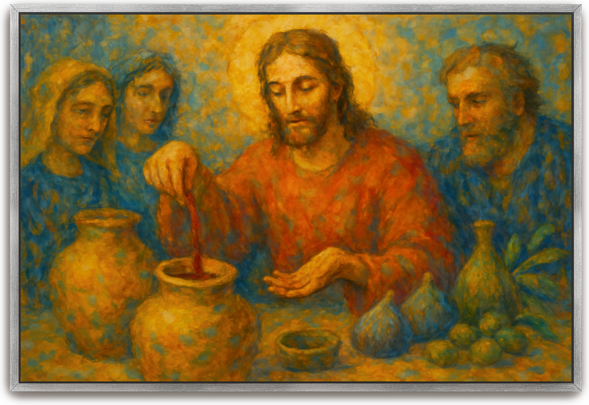 Water to Wine - Impressionism - Scriptures Illustrated
