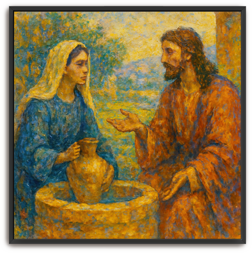 Well Encounter - Impressionism - Scriptures Illustrated