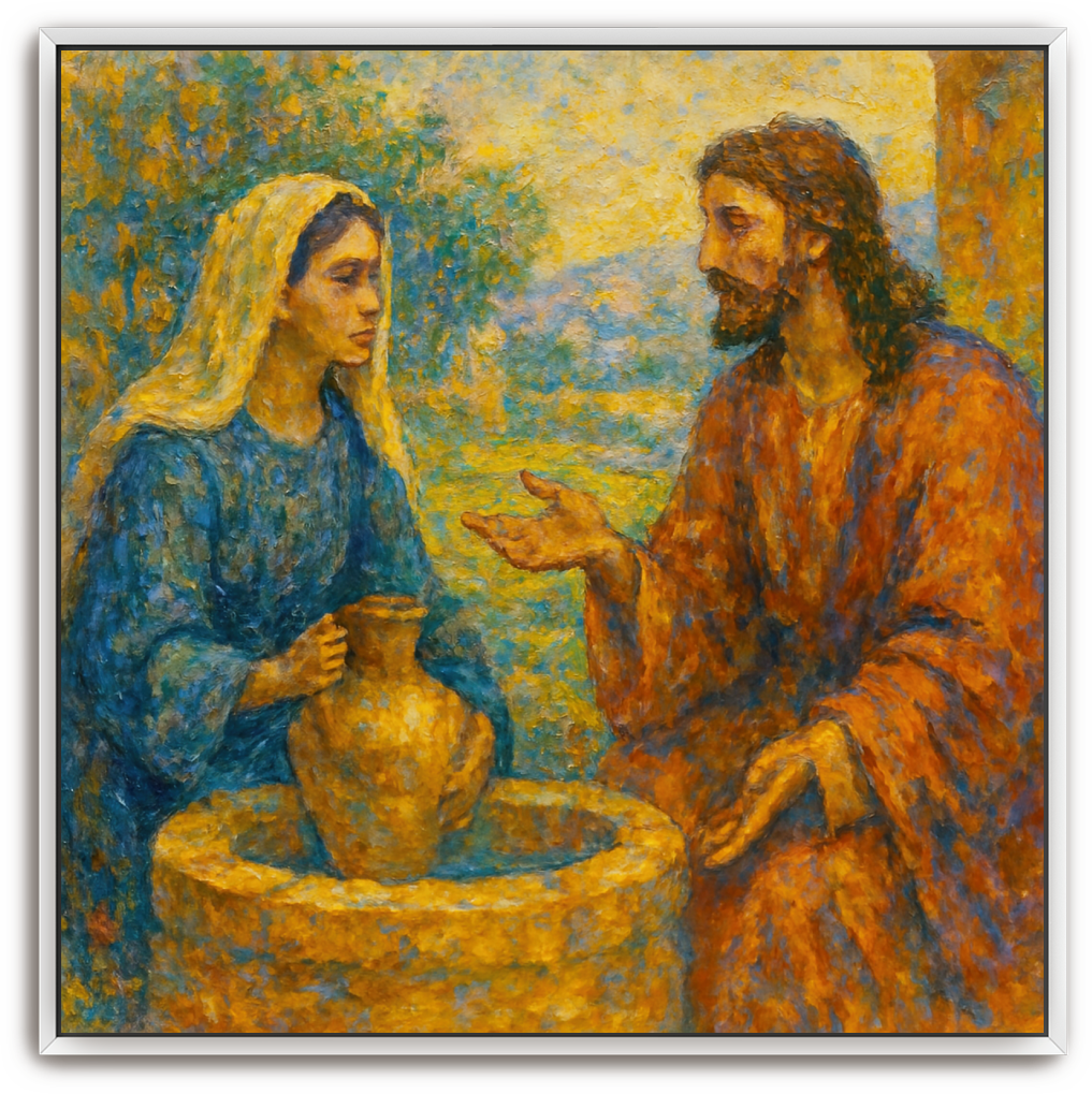 Well Encounter - Impressionism - Scriptures Illustrated